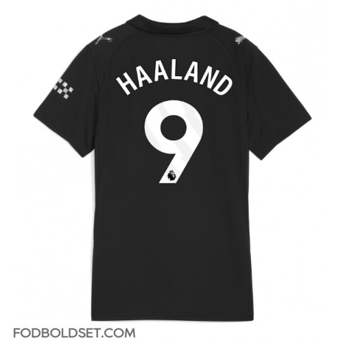 Manchester City Erling Haaland #9 Udebanetrøje Dame 2025-26 Kortærmet